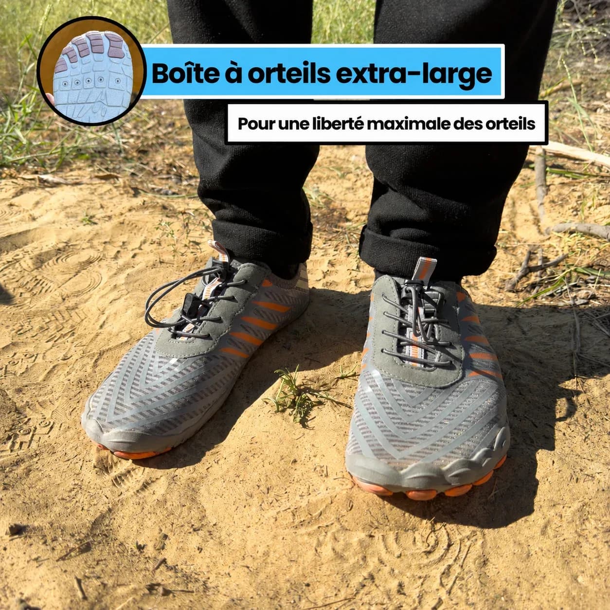 Chaussures minimalistes unisexes drop zéro, semelle 4 mm