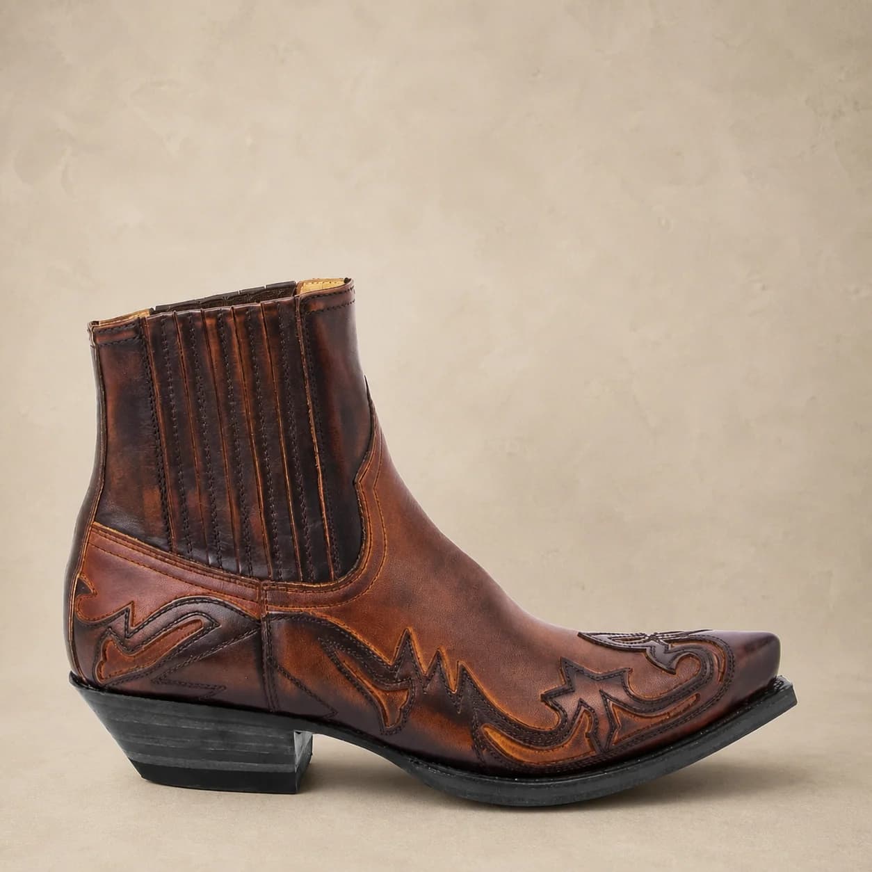Bottines texanes femme