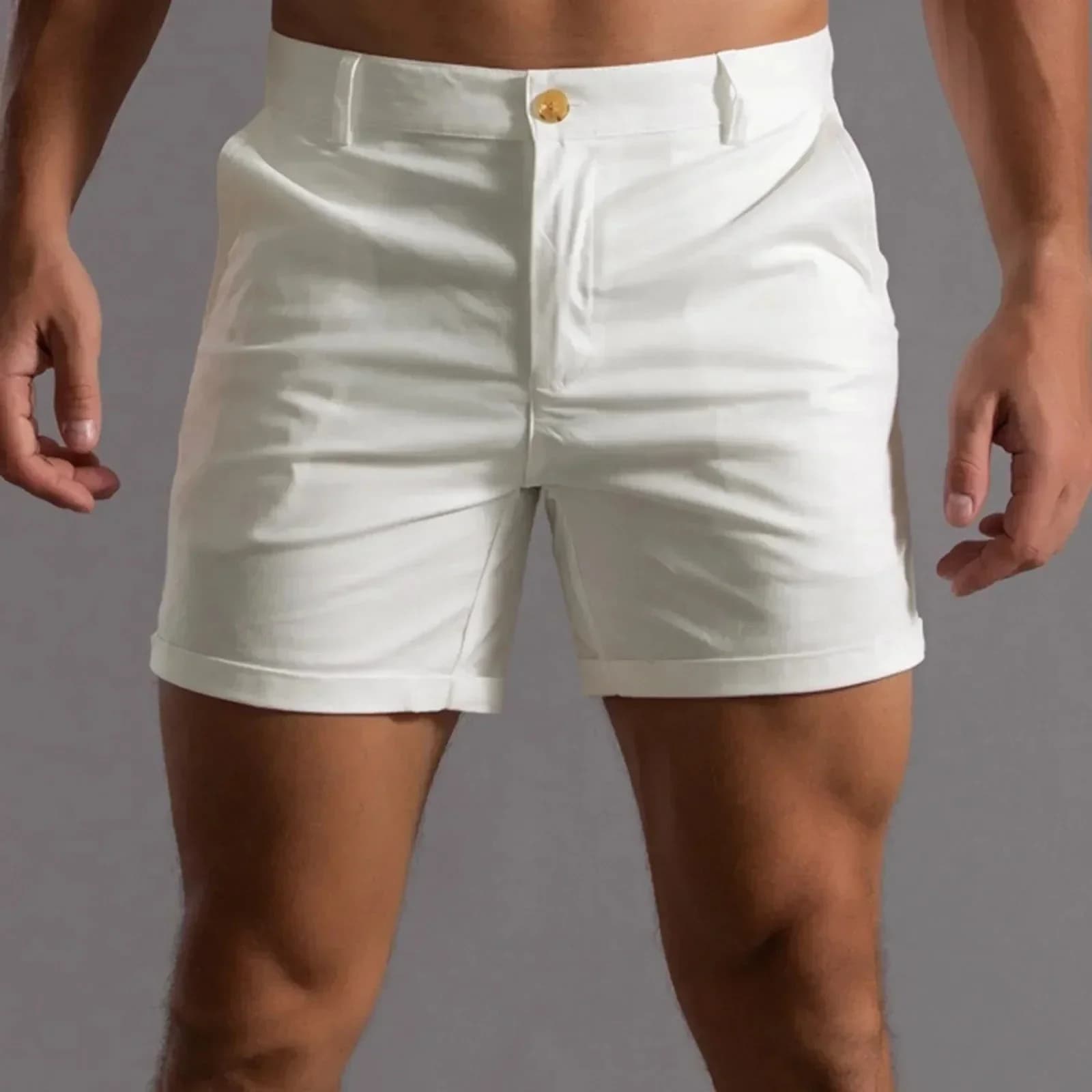 Short chino homme