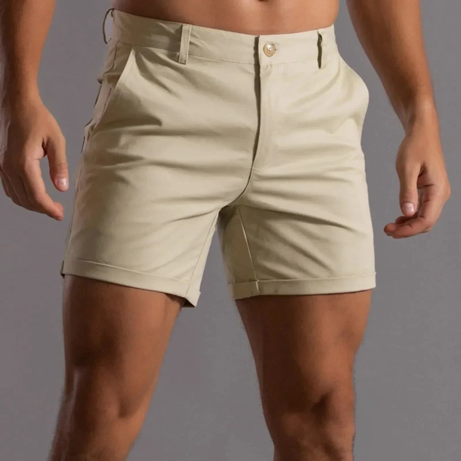 Short chino homme